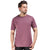 Basic Round Neck Tee in Mauve