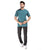 Basic round Neck Tee in Teal