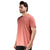 Basic Round Neck Tee in Coral