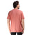 Basic Round Neck Tee in Coral