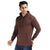 Relaxed Fit Graphic Hoodie in Brown