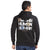 Relaxed Fit Graphic Hoodie in Black