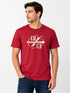 Printed Tee In Red