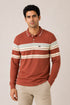 Full Sleeve Rust Stripped Polo