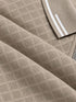 Fancy Zipped Polo In Beige