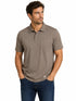 Structured Cotton Polo In Brown