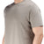 Basic Round Neck Tee in Light Brown