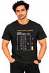 Printed Black Tee