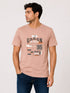 Printed Tee In Peach