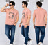 Printed Tee In Peach