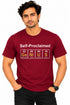 Printed Deep Red Tee