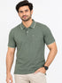 Polo Tee In Forest Green