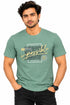 Printed Sky Blue Tee