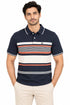 Fancy Knit Grey Polo