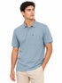Structured Jacquard Tee in Blue