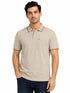 Polo Tee In Beige