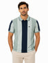 Vertical Stripped Polo In Green