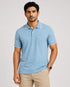 Polo T Shirt in Pastel Blue