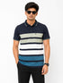 Stripped Polo In Grey