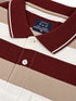 Fancy Knit Stripes In Red