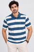Men`s 50-50 Stripper In Blue & White
