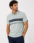 Pastel Green Stripped Polo tee
