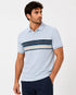 Pastel Blue Stripped Polo Tee