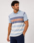 Stripped T Shirt In Blue & White