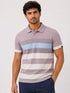 Stripped T Shirt In Pink & White